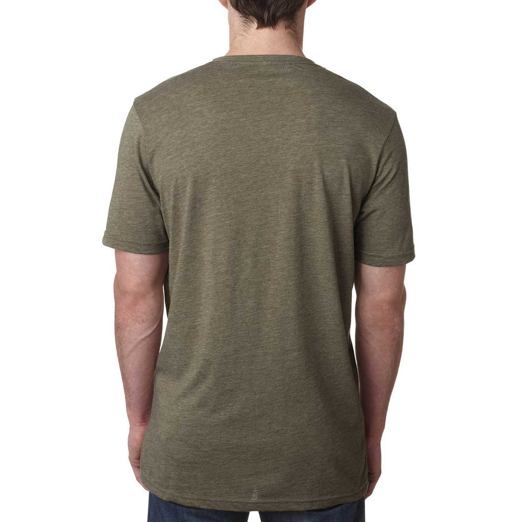 Next Level Men's Sage Poly/Cotton Short-Sleeve Crew Tee