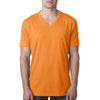 Next Level Men's Orange Premium CVC V-Neck Tee