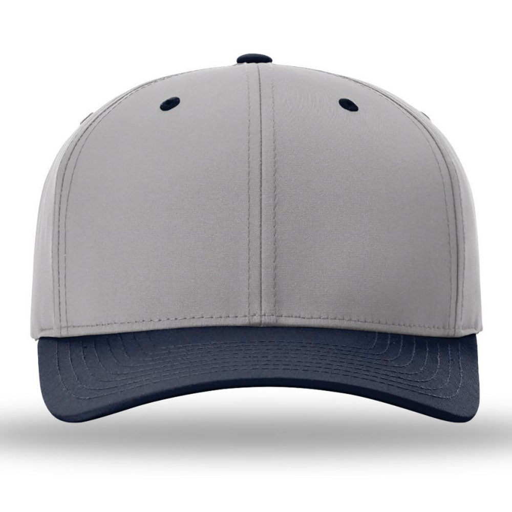 Richardson Grey/Navy Lite R-Flex Adjustable Micro Hook & Loop Cap