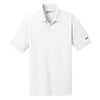 Nike Men's White Dri-FIT Short Sleeve Vertical Mesh Polo