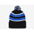 Pacific Headwear Black/Royal/White Loose Fit Pom-Pom Beanie