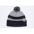 Pacific Headwear Navy/Silver/Navy Loose Fit Pom-Pom Beanie