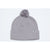 Pacific Headwear Silver Loose Fit Pom-Pom Beanie