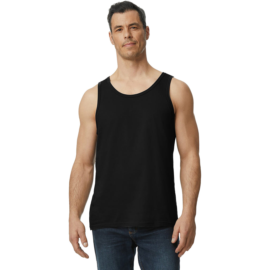 Gildan Men's Black Softstyle Tank Top