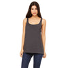 Bella + Canvas Women's Dark Grey Heather Relaxed Jersey Tank