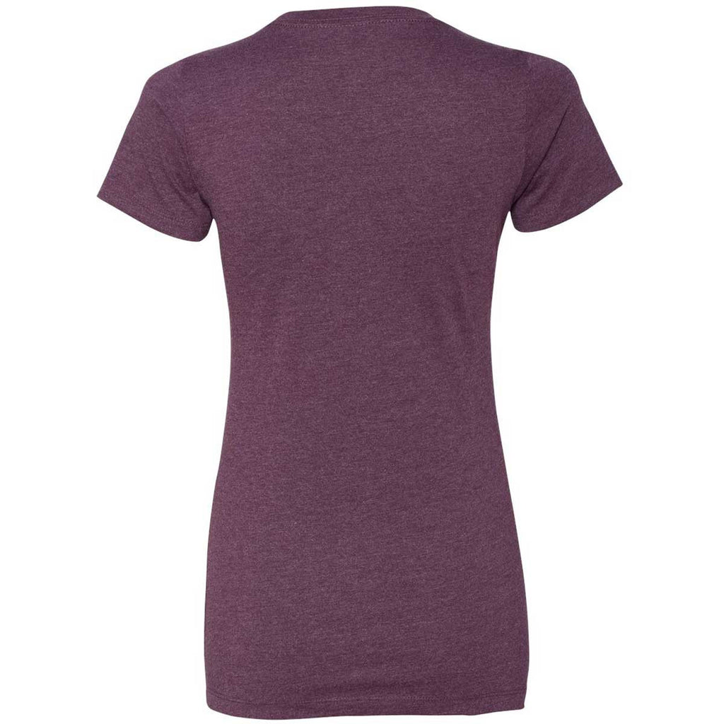 Next Level Women's Plum CVC Crew Tee