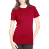 Next Level Women's Scarlet CVC Crew Tee