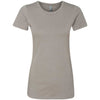 Next Level Women's Stone Grey CVC Crew Tee