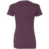 Next Level Women's Plum CVC Deep V Tee