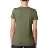 Next Level Women's Military Green Triblend Crew