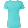 Next Level Women's Tahiti Blue Triblend Crew