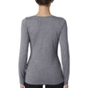 Next Level Women's Premium Heather Triblend Long-Sleeve Scoop Tee