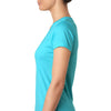 Next Level Women's Tahiti Blue Triblend Deep-V Tee