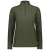 Augusta Sportswear Women's Olive Micro-Lite Fleece 1/4 Zip Pullover