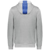 Augusta Sportswear Men's Royal/Grey Heather Three-Season Fleece Pullover Hoodie