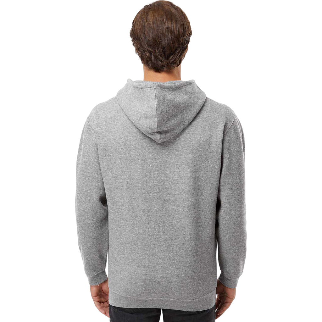 LAT Unisex Granite Heather Elevated FleeceBasic Hoodie