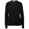 Edwards Women's Black Jersey Knit Acrylic Cardigan