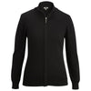 Edwards Women's Black Full-Zip Cotton Cardigan