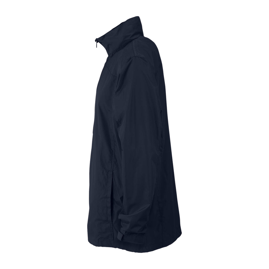 Vantage Men's Navy Full-Zip Lightweight Hooded Jacket