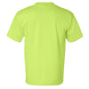 Bayside Men's Lime Green USA-Made Short Sleeve T-Shirt with Pocket