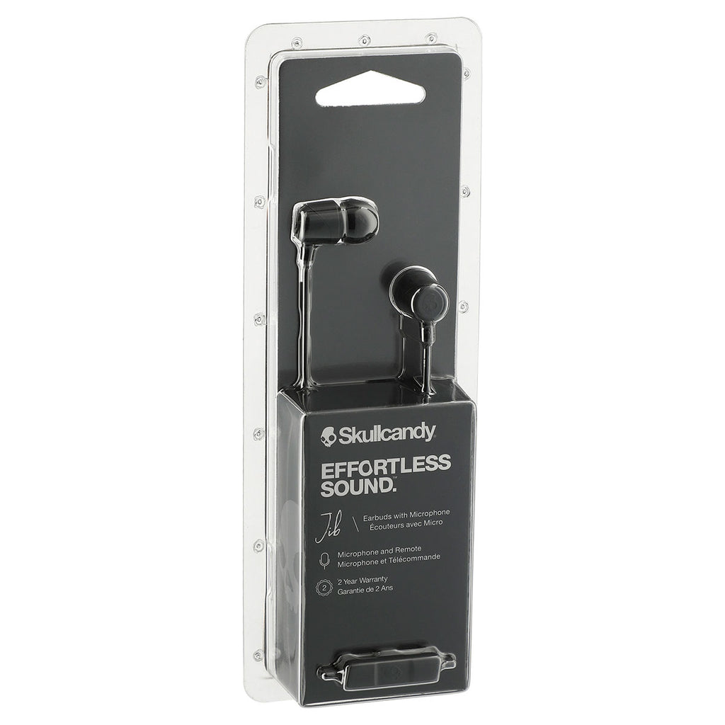 Skullcandy Black Jib Wired Earbud with Microphone