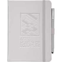 JournalBooks Silver Vienna Hard Bound Notebook Bundle Set