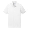 Nike Men's White Dri-FIT Solid Icon Pique Polo