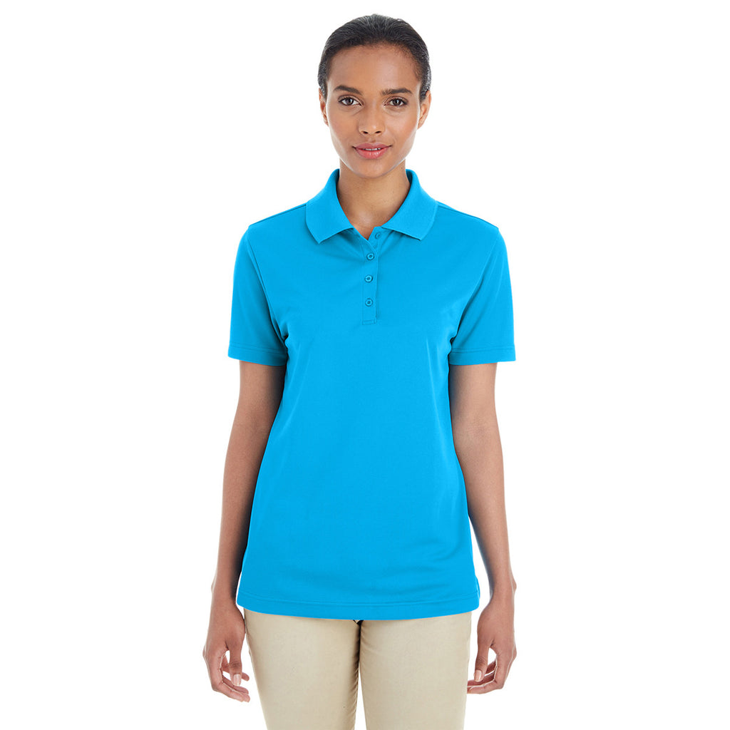 Core 365 Women's Electric Blue Origin Performance Pique Polo