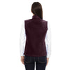 Core 365 Women's Burgundy Journey Fleece Vest