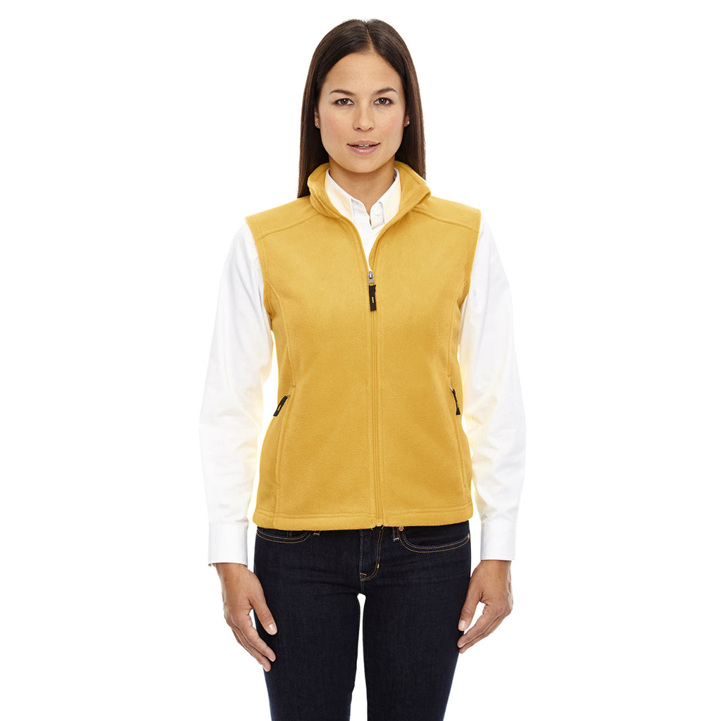 Core 365 Women's Campus Gold Journey Fleece Vest