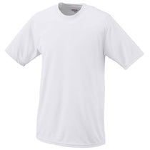 Augusta Sportswear Men's White Wicking T-Shirt