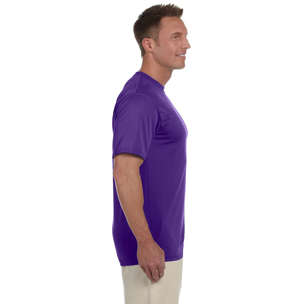 Augusta Sportswear Men's Purple Wicking T-Shirt