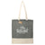 Leed's Black Split Recycled 5oz Cotton Twill Convention Tote