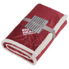 Field & Co. Burgundy Sherpa Blanket