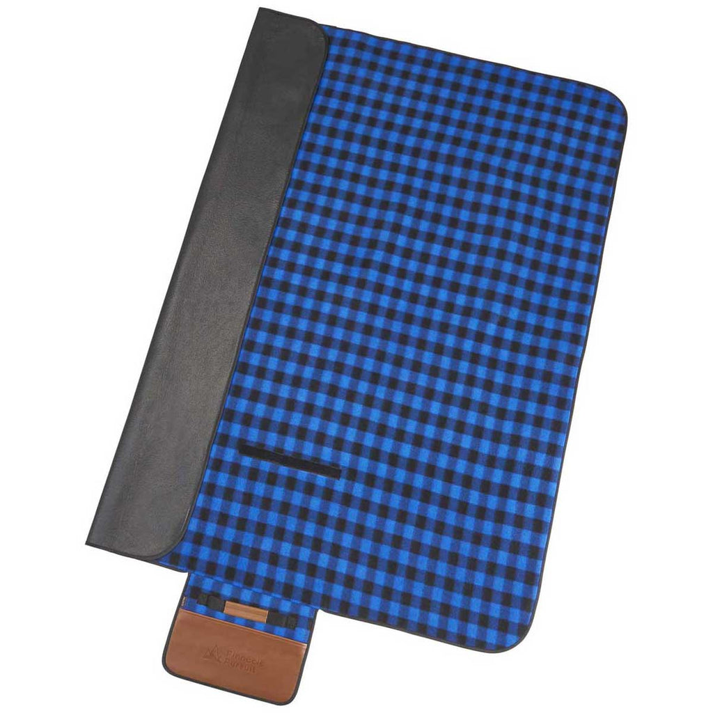 Field & Co. Blue/Black Buffalo Plaid Picnic Blanket