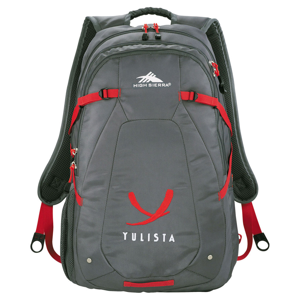 High Sierra Grey Fallout 17" Computer Backpack