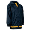 Charles River Youth True Navy/Yellow New Englander Rain Jacket