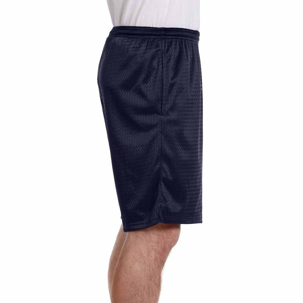 Champion Men's Navy 3.7-Ounce Mesh Short with Pockets