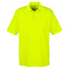 UltraClub Men's Bright Yellow Cool & Dry Mesh Pique Polo