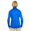 UltraClub Women's Kyanos Blue Cool & Dry Sport Quarter-Zip Pullover