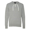 J. America Men's Oxford Sport Lace Jersey Hooded Pullover T-Shirt