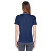 UltraClub Women's Navy/White Cool & Dry Sport Two-Tone Polo