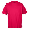 UltraClub Men's Red Cool & Dry Sport Performance Interlock T-Shirt