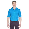 UltraClub Men's Sapphire Cool & Dry Sport Performance Interlock Polo