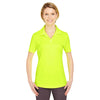 UltraClub Women's Bright Yellow Cool & Dry Sport Performance Interlock Polo