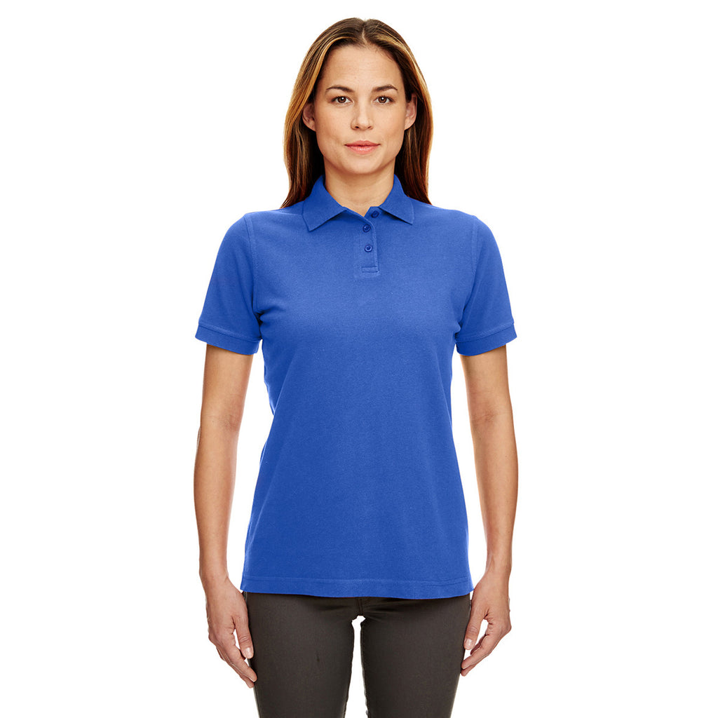 UltraClub Women's Royal Classic Pique Polo