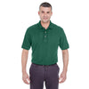 UltraClub Men's Forest Green Classic Pique Polo