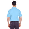 UltraClub Men's Columbia Blue Cool & Dry 8 Star Elite Performance Interlock Polo