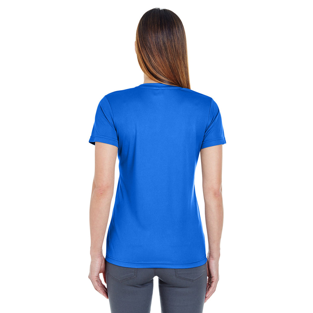 UltraClub Women's Royal Cool & Dry Basic Performance T-Shirt