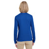 UltraClub Women's Royal Cool & Dry Performance Long-Sleeve Top